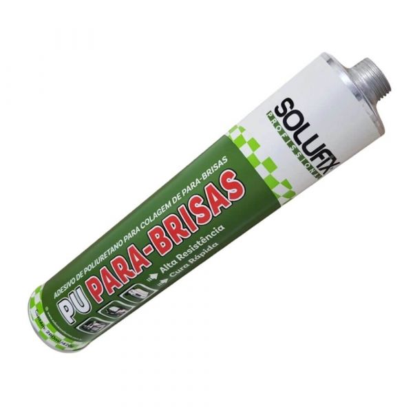 Cola Para-Brisa Preto 280ml Solufix