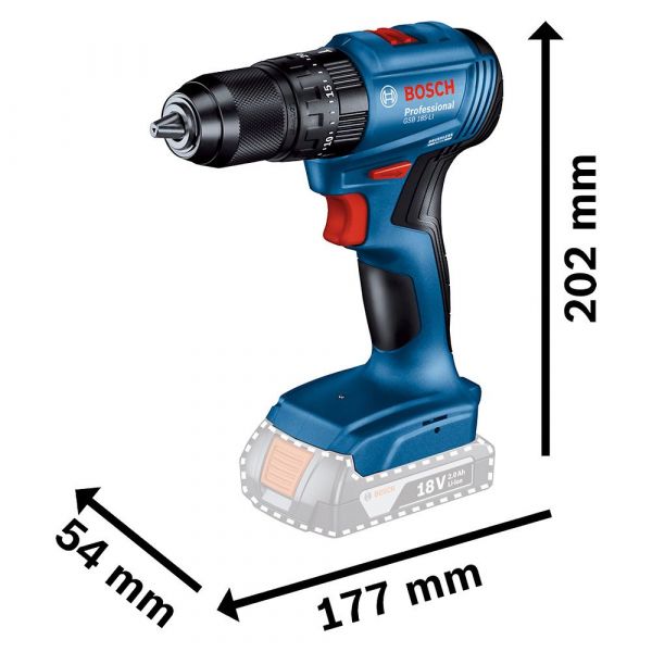 Combo Bosch Furadeira GSB 185-LI + Esmerilhadeira GWS 180 LI + 2 Baterias + Carregador Bosch