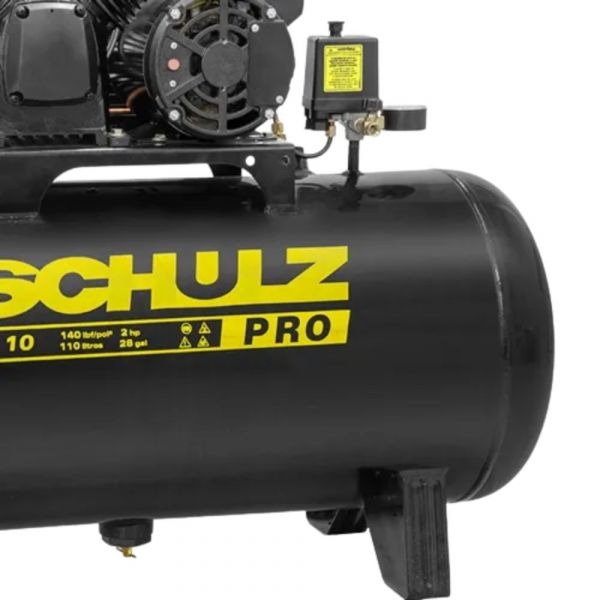 Compressor CSV 10/110L Profissional Monofásica Schulz