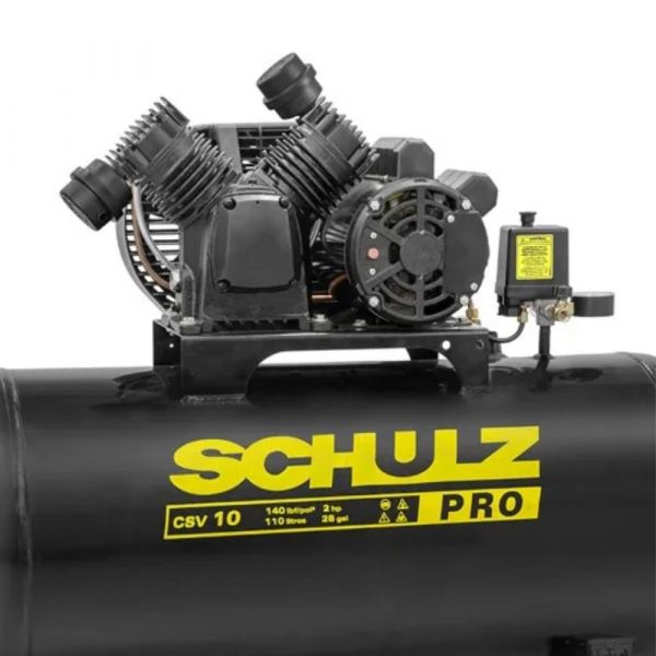 Compressor CSV 10/110L Profissional Monofásica Schulz