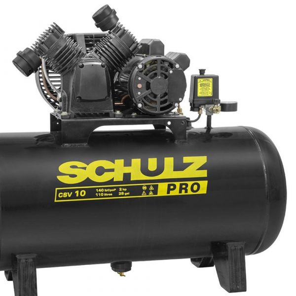 Compressor CSV 10/110L Profissional Monofásica Schulz