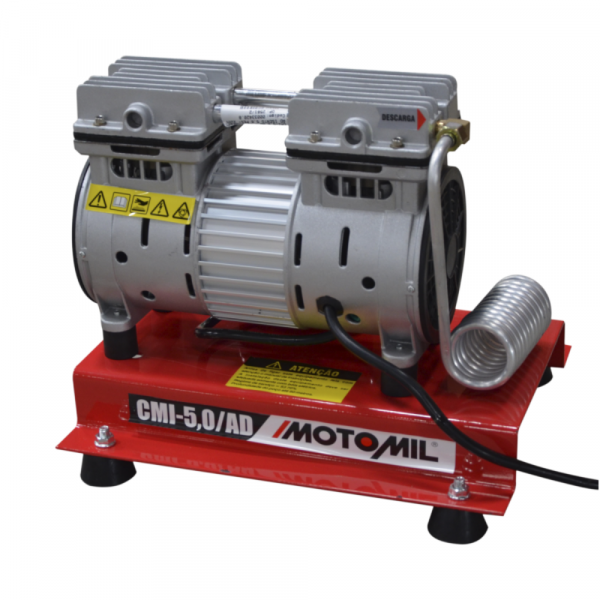 Compressor Ar Direto Isento de Óleo 220V CMI-5,0/AD Motomil