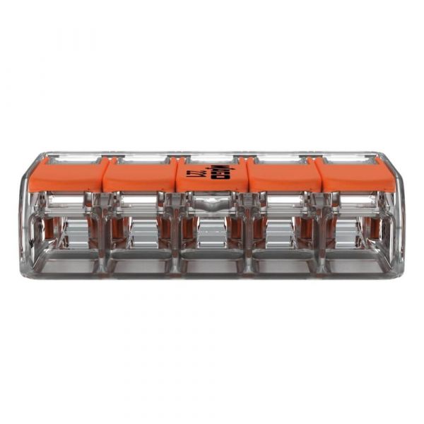 Conector de Emenda 5 Polos 221-615 0,5-6,0MM² Wago