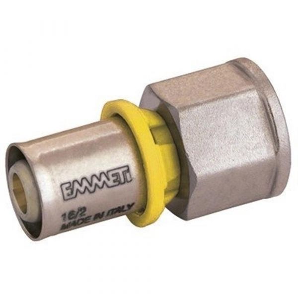 Conexão para Gás Fêmea 16mmx1/2