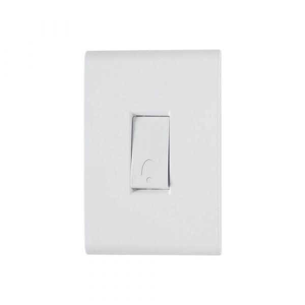 Conjunto 4x2 com 1 Pulsador Campainha Liz 10A 250V Branco Tramontina 