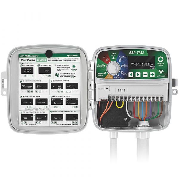 Controlador ESP-TM2 4 Estações 230v para Wi-Fi Outdoor Rain Bird