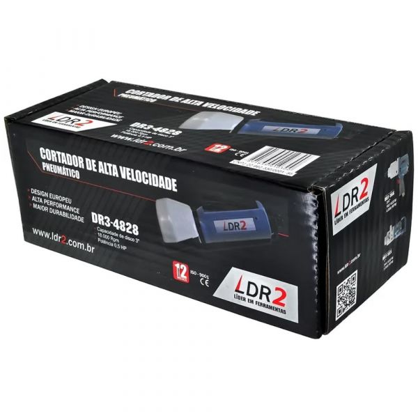 Cortador Pneumático de Alta Velocidade DR3-4828 LDR2 3 Pol. Berliner
