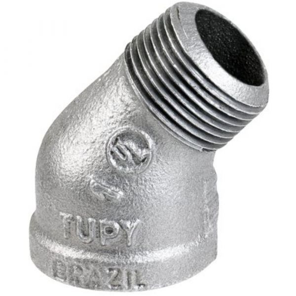 Cotovelo Galvanizado 45° 3/4