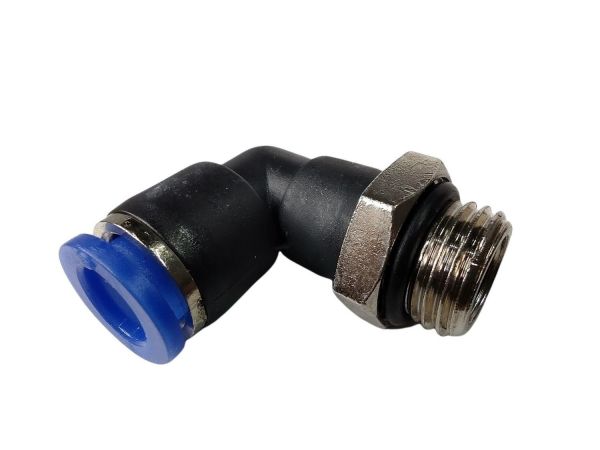 Cotovelo Macho Giratório Instantâneo 90º 8mm x 1/4” SUB