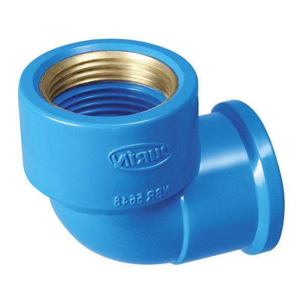 Cotovelo Soldável 90° com Rosca LR 25mm X 1/2 Pol. Durin