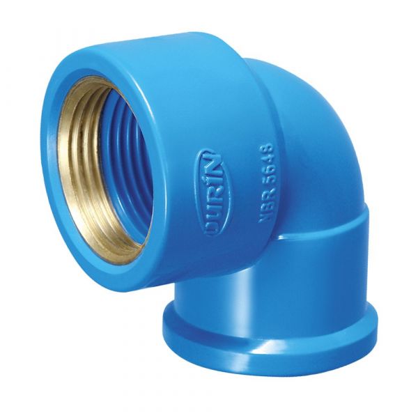 Cotovelo Soldável 90° com Rosca LR 25mm X 1/2 Pol. Durin