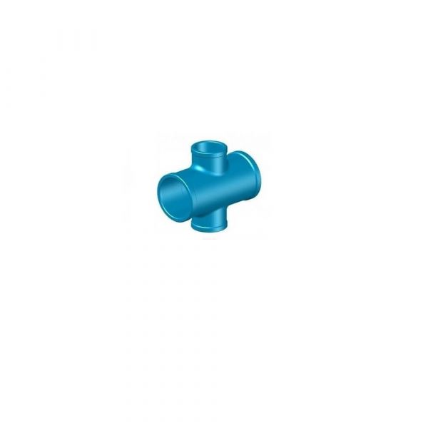 Cruzeta de Redução Soldável Irrigação PN125 DN75mm x 50mm PTI Conexões