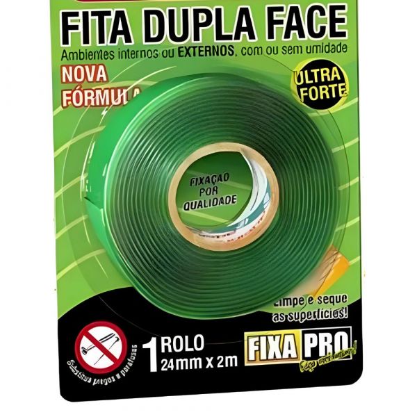 Fita Massa Acrílica 24mm x 2m Adelbras