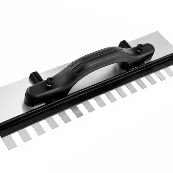 Desempenadeira Aço Dentada com Regulagem 43x12cm Metais Premium