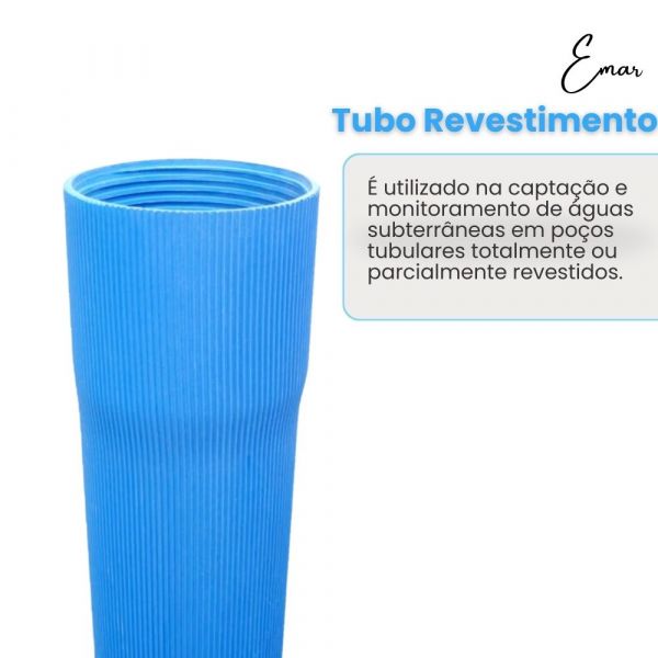 Tubo Revestimento STD 100mmX2M Emar
