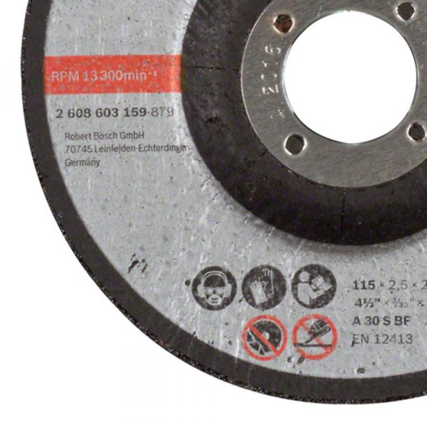 Disco de Corte Bosch Standard for Metal 115x2,5mm G30 Bosch