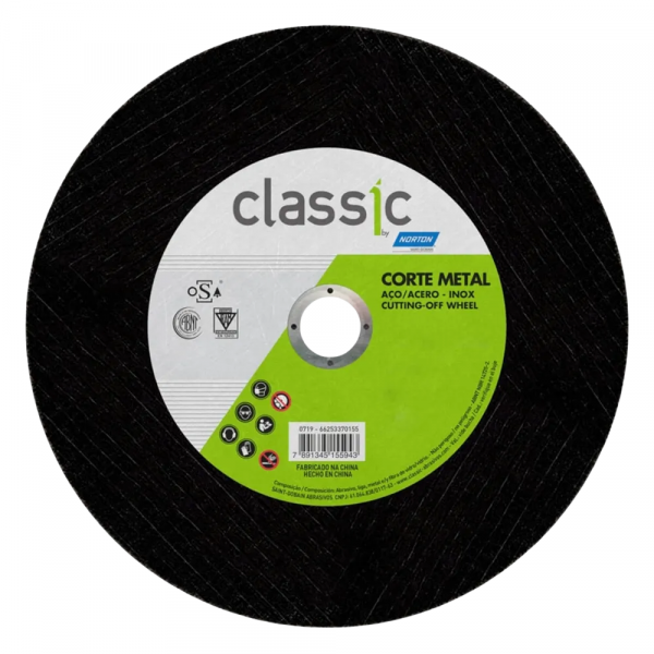 Disco de Corte 10x1/8x3/4 Pol. AR302 Classic Norton