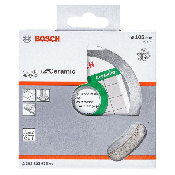 Disco de Corte Diamantado Ceramic 105mm Bosch