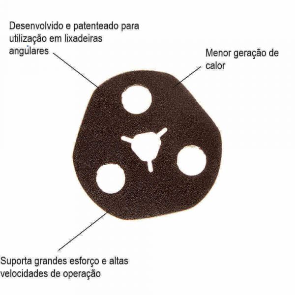 Disco De Fibra Avos Metalite 4.1/2” Grão 60 F-227 Norton