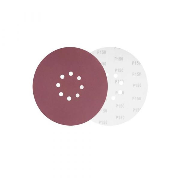 Disco De lixa Com Costado Em Pluma 225mm Para Lixadeira Lpv 600 E Lpv 1000 Com 10 Unidades Vonder
