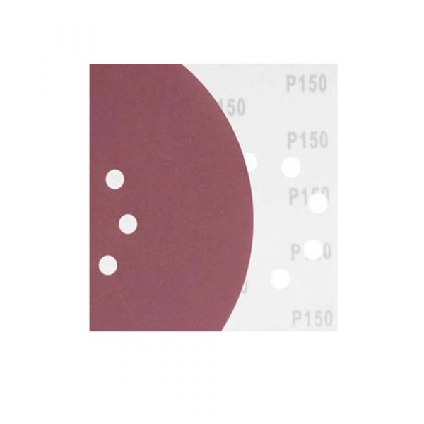 Disco De lixa Com Costado Em Pluma 225mm Para Lixadeira Lpv 600 E Lpv 1000 Com 10 Unidades Vonder