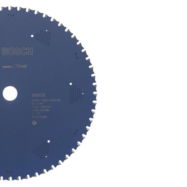 Disco de Serra Circular 305mm x 25.4x 2.6mm 60 Dentes Bosch