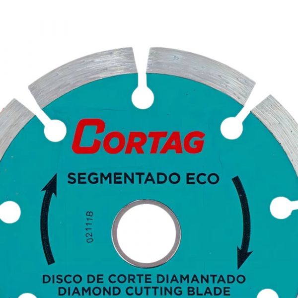 Disco Diamantado 110mm Segmentado Eco Cortag