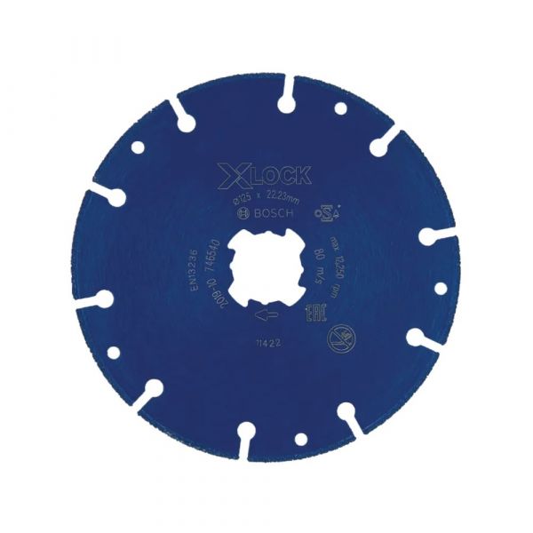 Disco Diamantado para Metal X-Lock 125mm Bosch