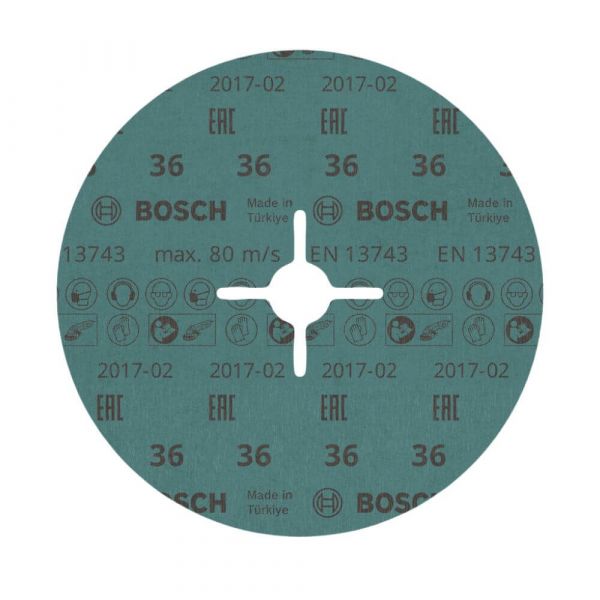 Disco Fibra 180mm G36 Best Metal Inox R780 Bosch