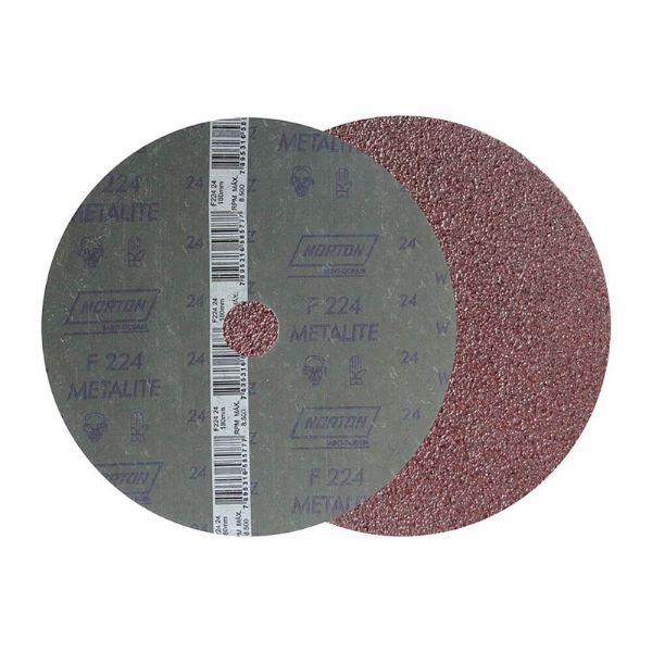 Disco Fibra Metalite F224 7 Pol. Grão 24 Norton