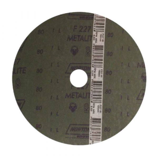 Disco Fibra Metalite F227 7 Pol. Grão 80 Norton