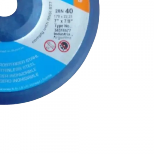 Disco Flap 7 x 7/8 Pol. G40 Basico Tyrolit