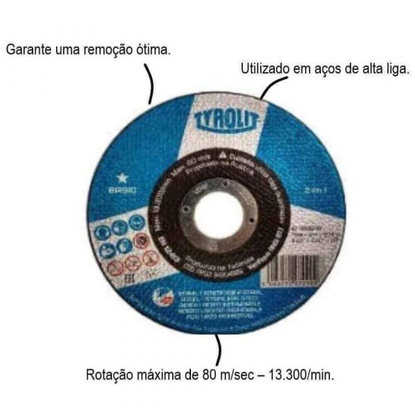 Disco Flap Basic Grão 40 4 1/2