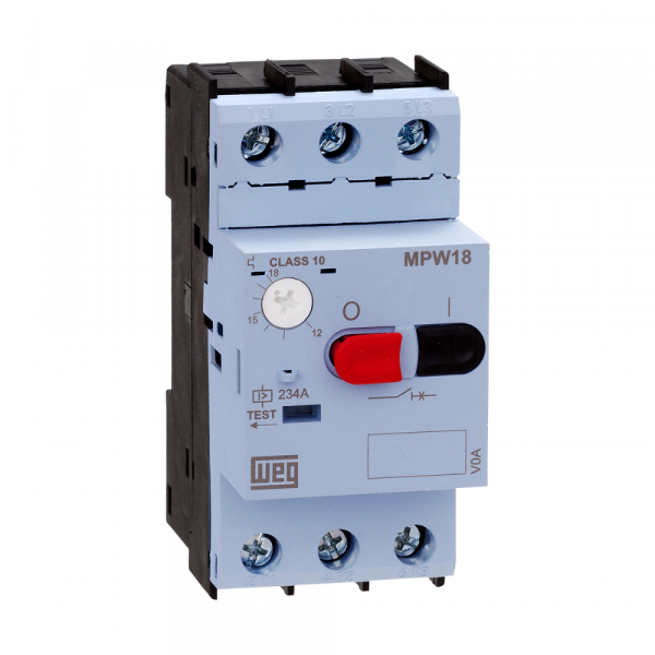 Disjuntor Motor AZ Tipo Parafuso 4-6,3A MPW18-3-D063 Weg
