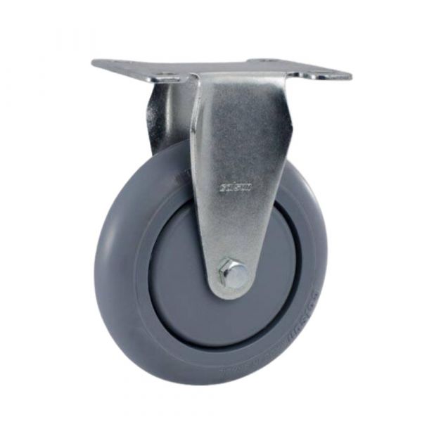 Rodízio Fixo Placa 5” De PU Injetado 75Kg Colson