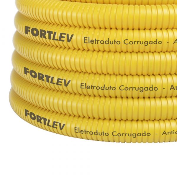 Eletroduto Corrugado 25MMX50 Fortlev