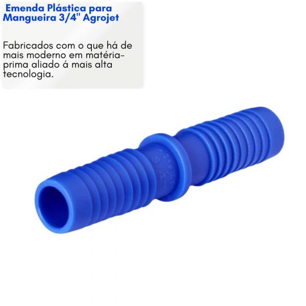 Emenda Plastica para Mangueira 3/4