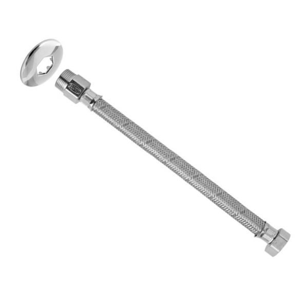 Ligação Flexível Aço Inox para Água MxF 1/2
