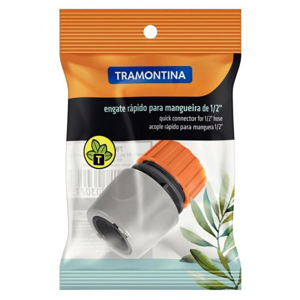 Engate Rápido em Plástico para Mangueiras 1/2 Pol. Tramontina