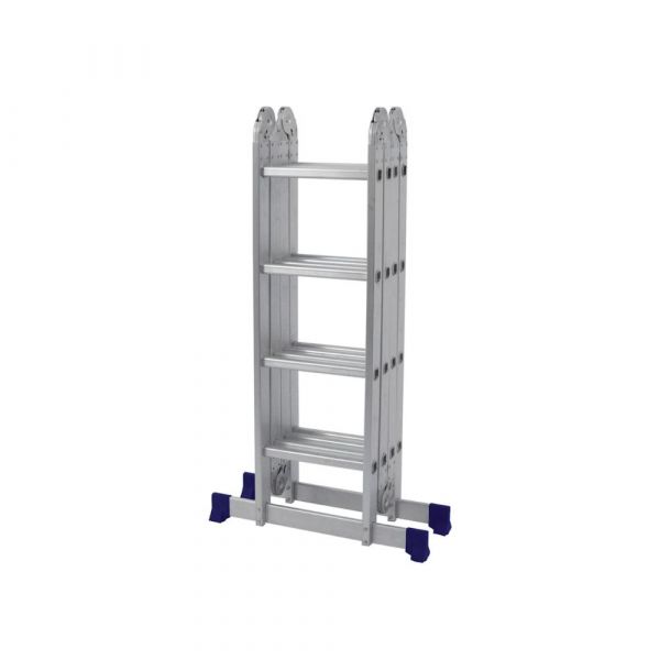 Escada Multifuncional Articulada 4X4 16 Degraus Mor