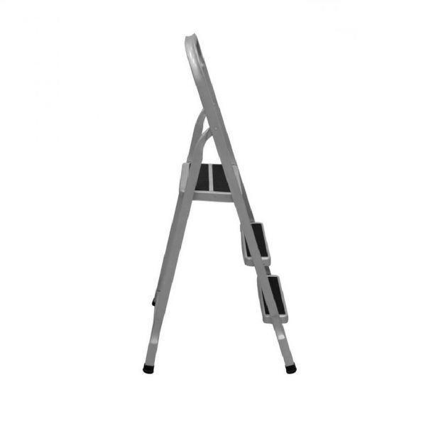 Escada Doméstica em Aço Carbono 3 Degraus Metalmix