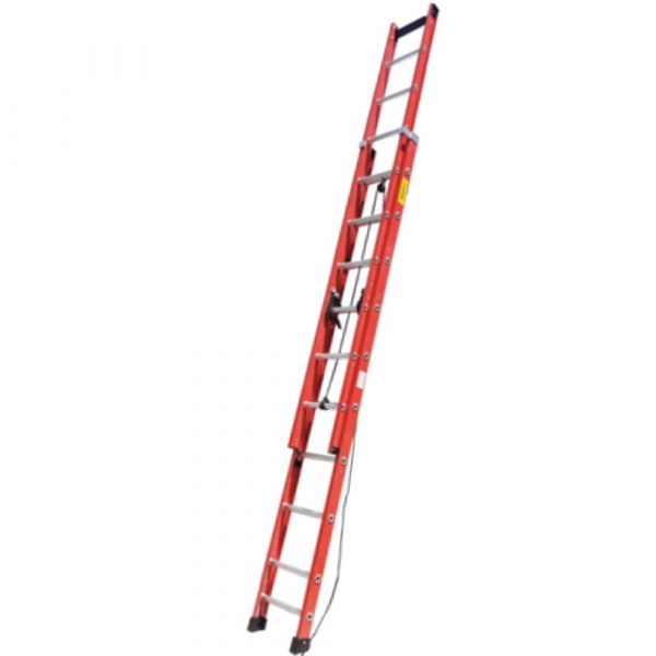Escada Extensível Fibra de Vidro 32 Degraus FE832 Alulev
