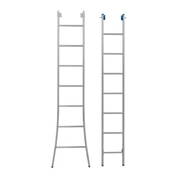 Escada Profissional Extensiva 2 Lances 7 Degraus Alumasa