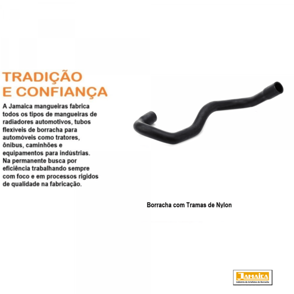 Mangueira Moldável Superior do Radiador Escort/Verona/Apolo Jamaica