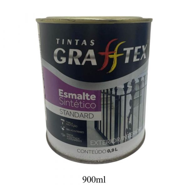 Esmalte Sintético Alto Brilho Branco Gelo 900ml Grafftex
