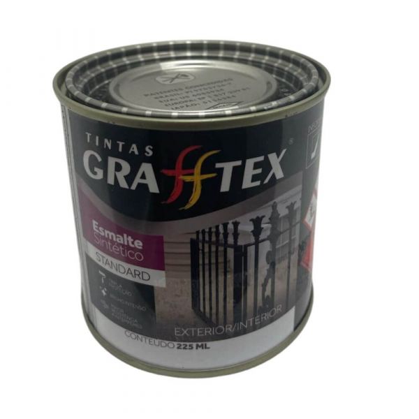 Esmalte Sintético Alto Brilho Cinza Médio 225ml Grafftex