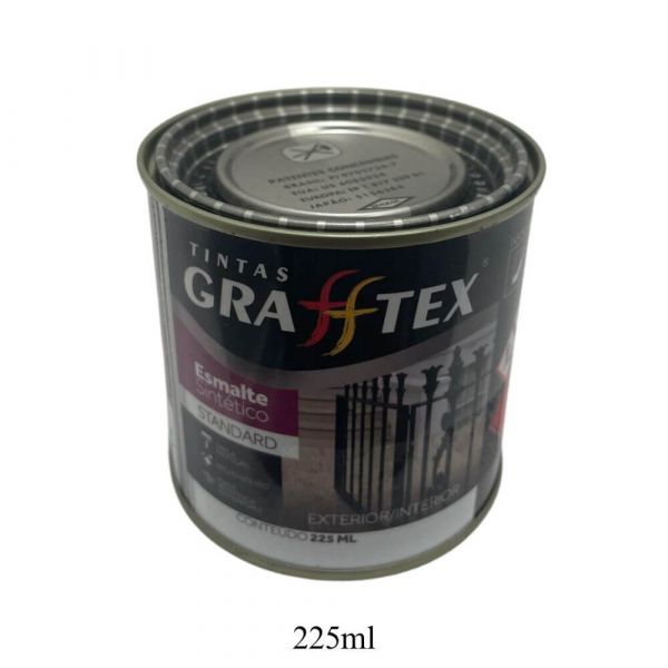 Esmalte Sintético Alto Brilho Cinza Médio 225ml Grafftex