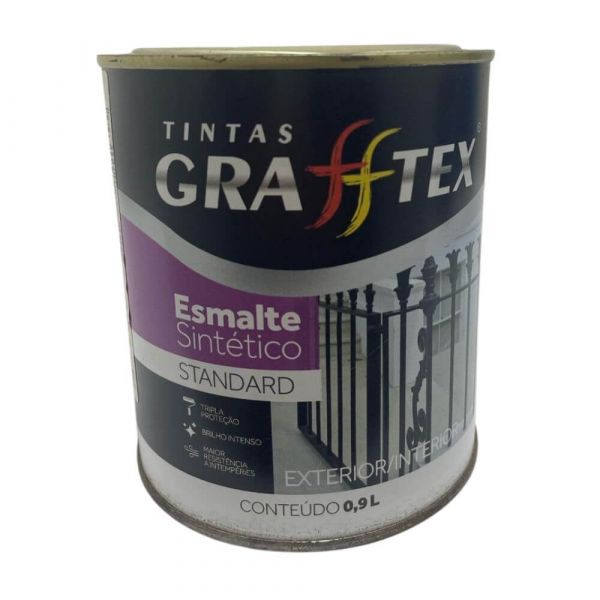 Esmalte Sintético Alto Brilho Verde Folha 900ml Grafftex