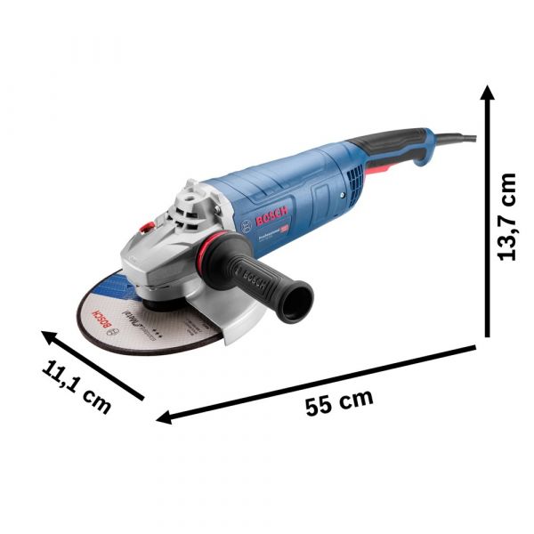 Esmerilhadeira Angular Bosch GWS 28-230 VULCANO 2800W 220V