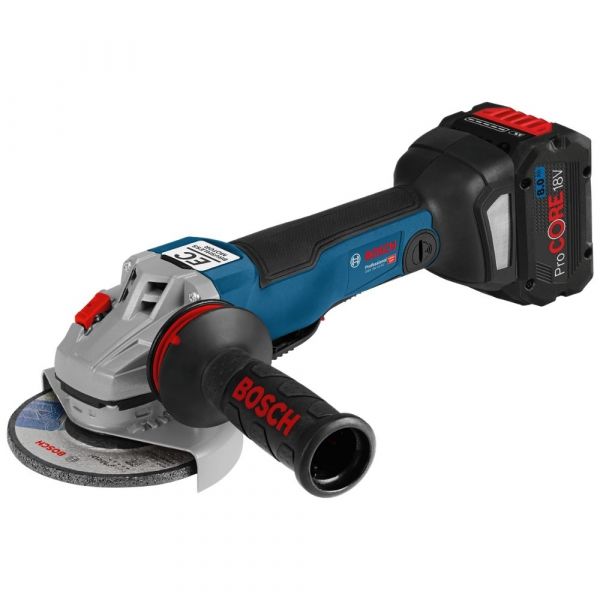 Esmerilhadeira Bosch GWS 18V-10 PC, 18V, 2 baterias e maleta